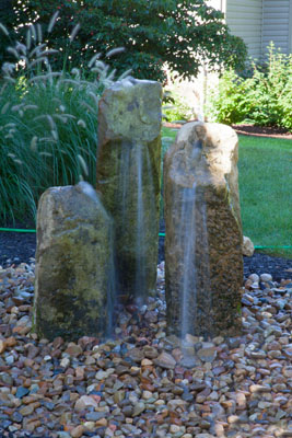 Three Pillar Water Fountain